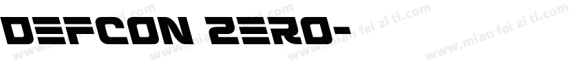 Defcon Zero字体转换